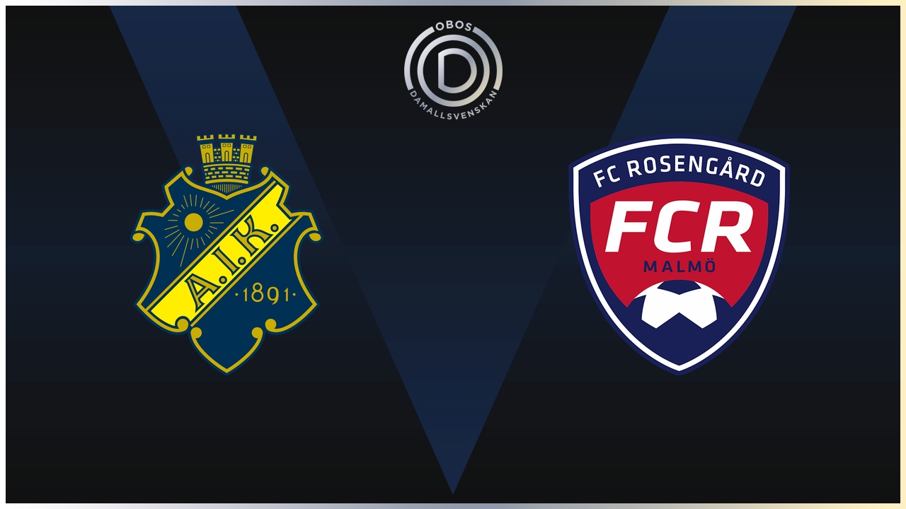 AIK Women vs Rosengård Women poster