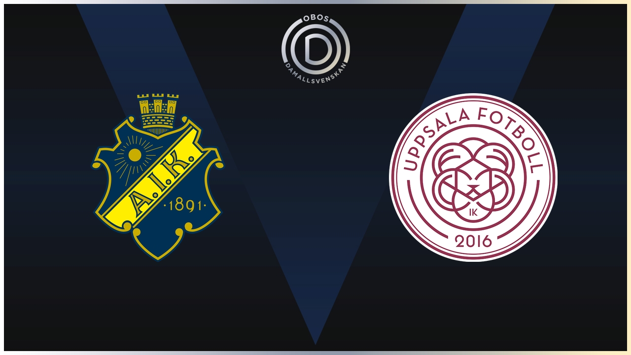 AIK Women vs Uppsala Women poster