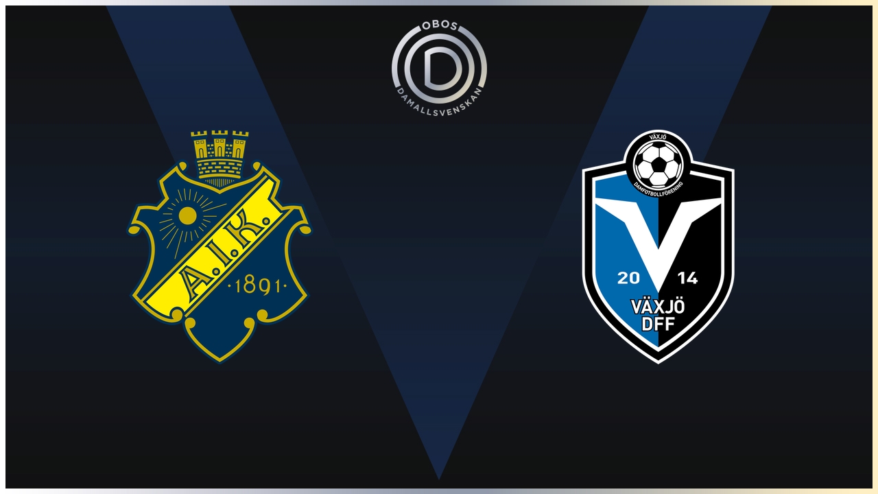 AIK Women vs Växjö poster