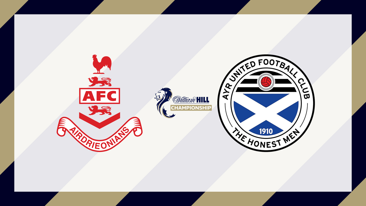 Airdrieonians vs Ayr United poster