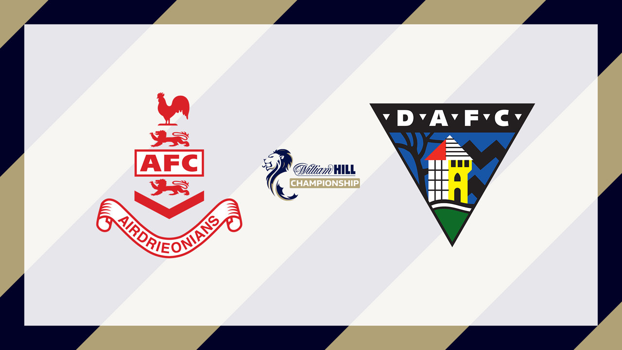Airdrieonians vs Dunfermline Athletic poster