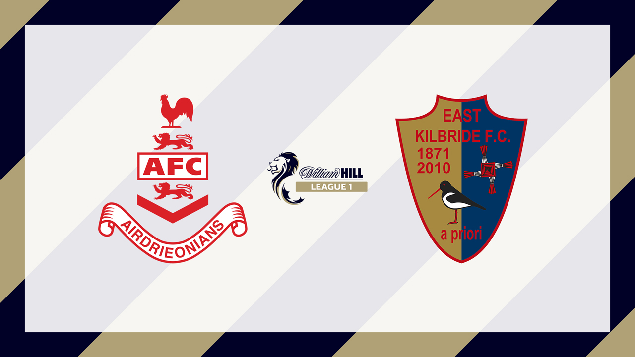 Airdrieonians vs East Kilbride poster