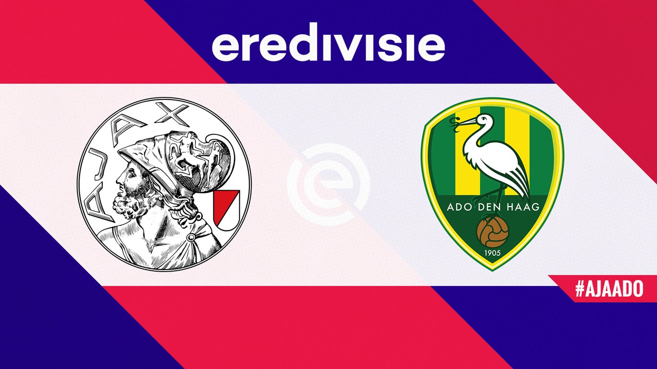 Ajax vs ADO Den Haag poster