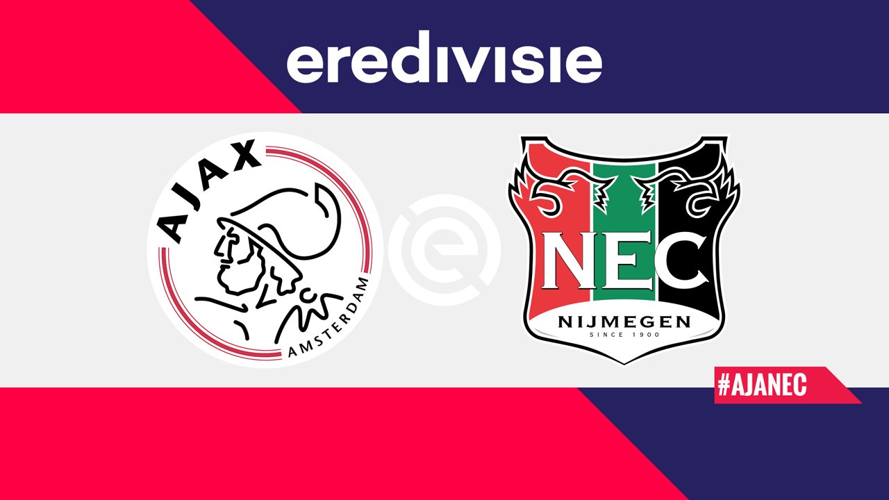 Ajax vs NEC Nijmegen poster