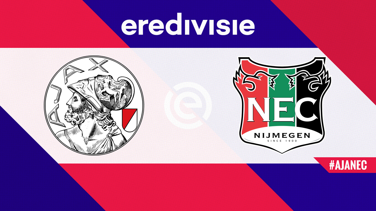 Ajax vs NEC Nijmegen poster