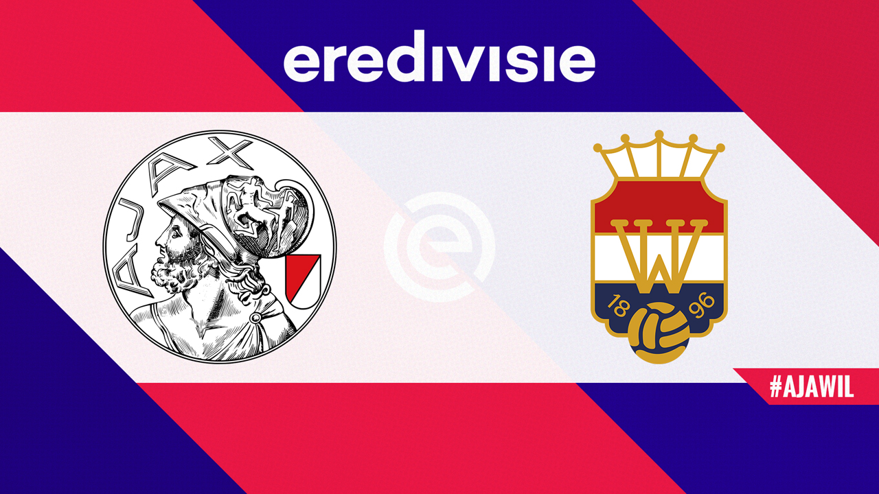 Ajax vs Willem II poster