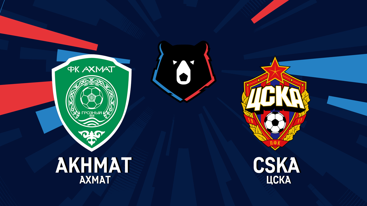 Akhmat Grozny vs CSKA Moscow poster