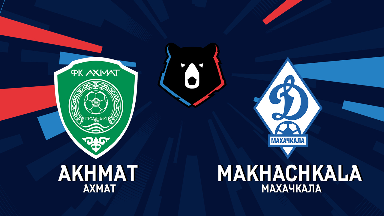 Akhmat Grozny vs Dynamo Makhachkala poster