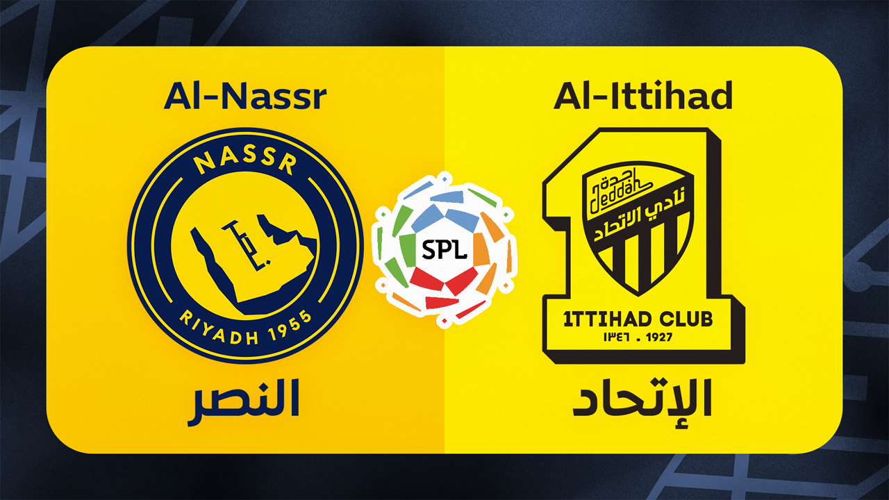 Al-Nassr vs Al-Ittihad poster