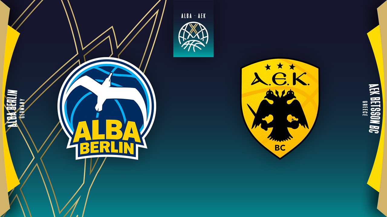ALBA Berlin vs AEK BC poster