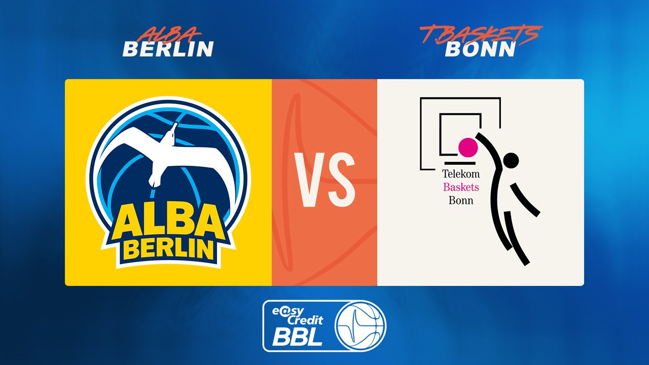 ALBA Berlin vs Bonn poster