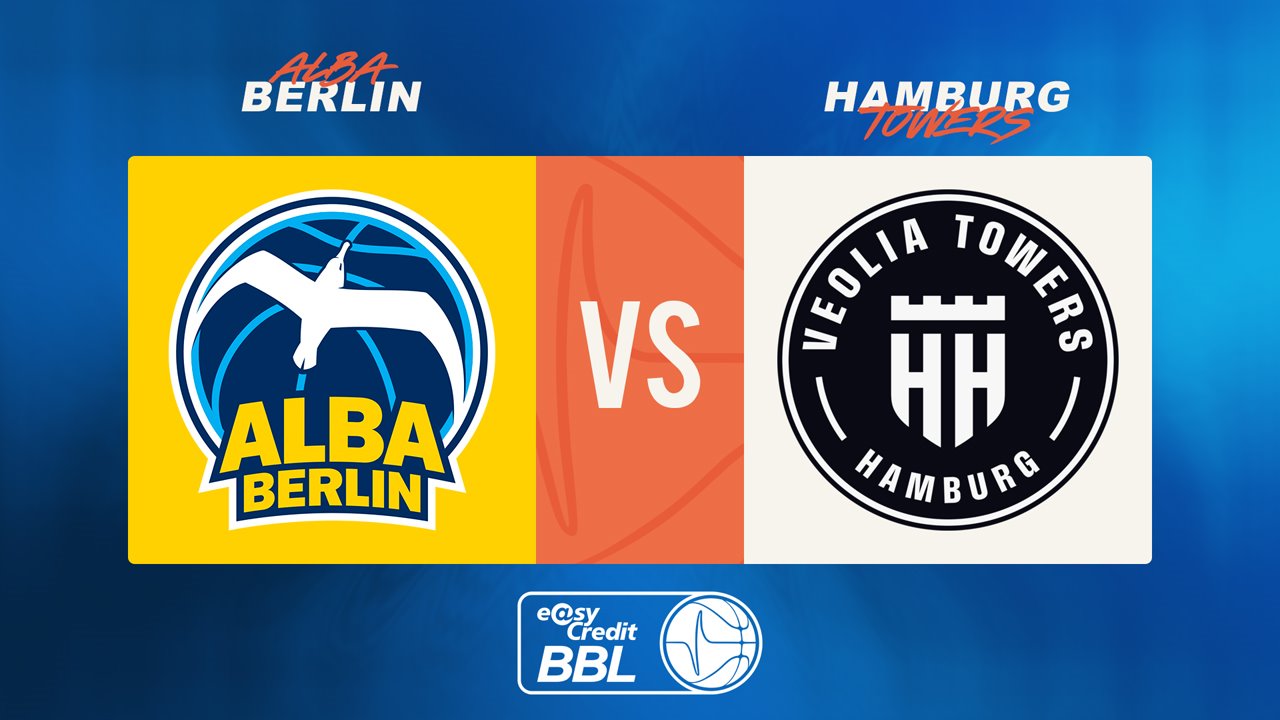 ALBA Berlin vs Hamburg Towers poster