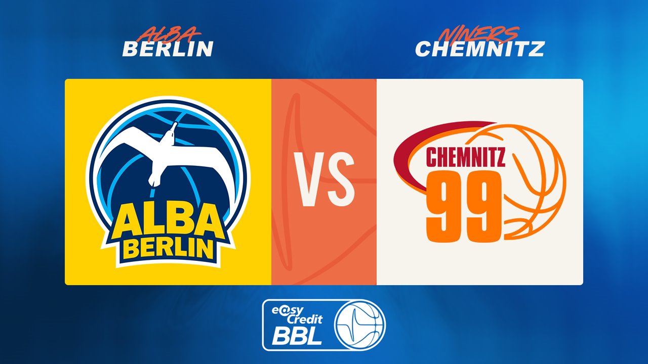 ALBA Berlin vs Niners Chemnitz poster