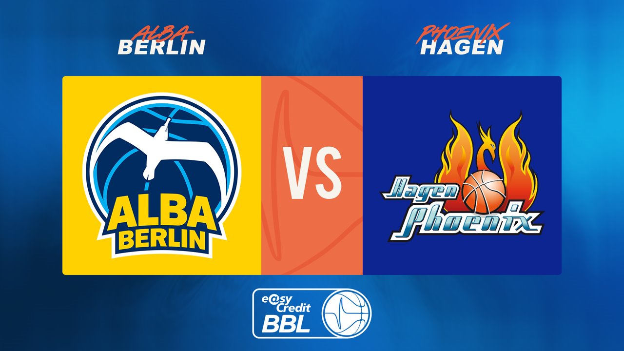ALBA Berlin vs Phoenix Hagen poster