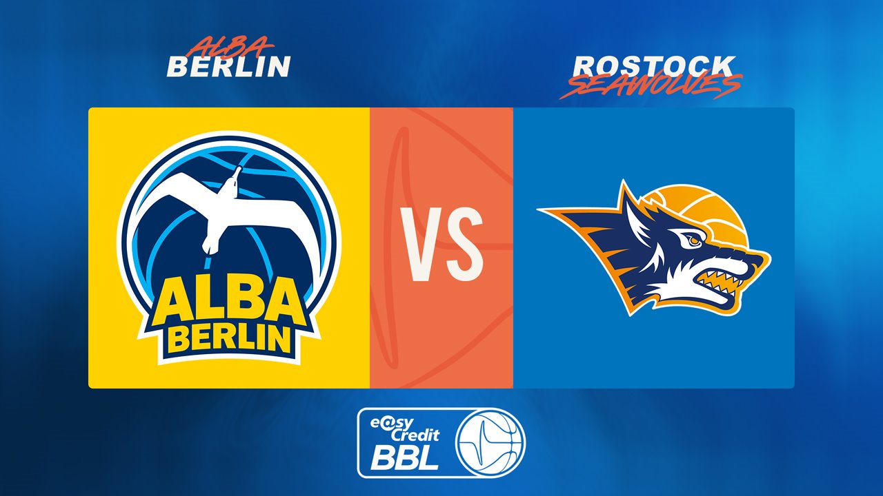 ALBA Berlin vs Rostock Seawolves poster