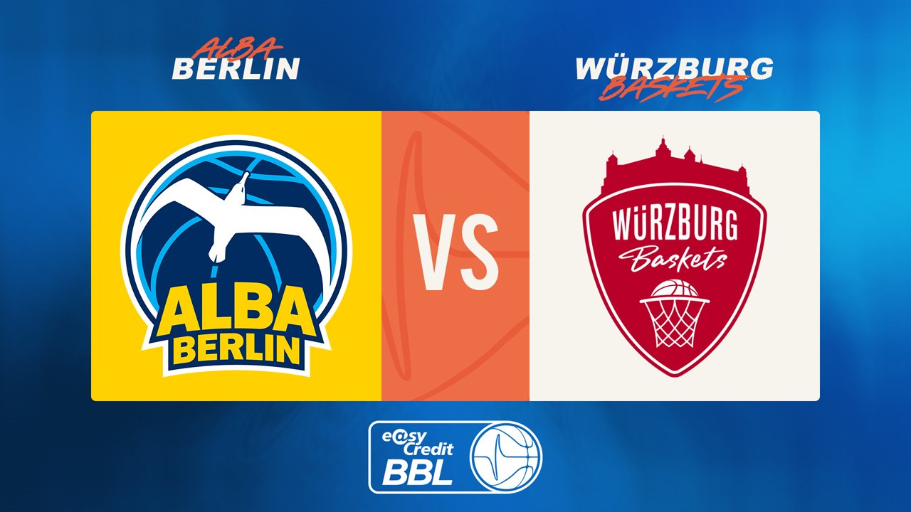 ALBA Berlin vs s.Oliver Würzburg poster