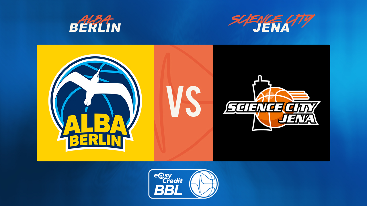 ALBA Berlin vs Science City Jena poster