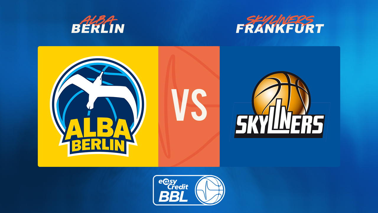 ALBA Berlin vs Skyliners Frankfurt poster