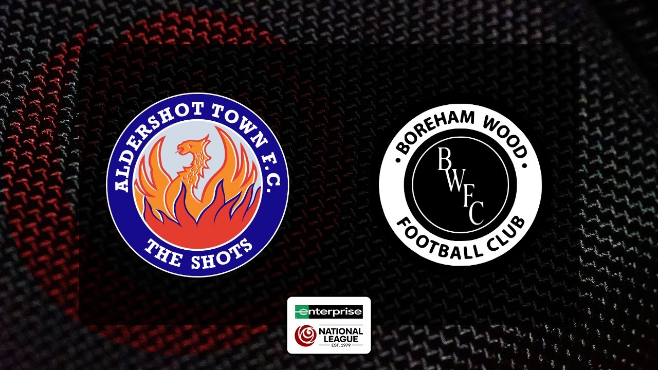 Aldershot Town vs Boreham Wood poster