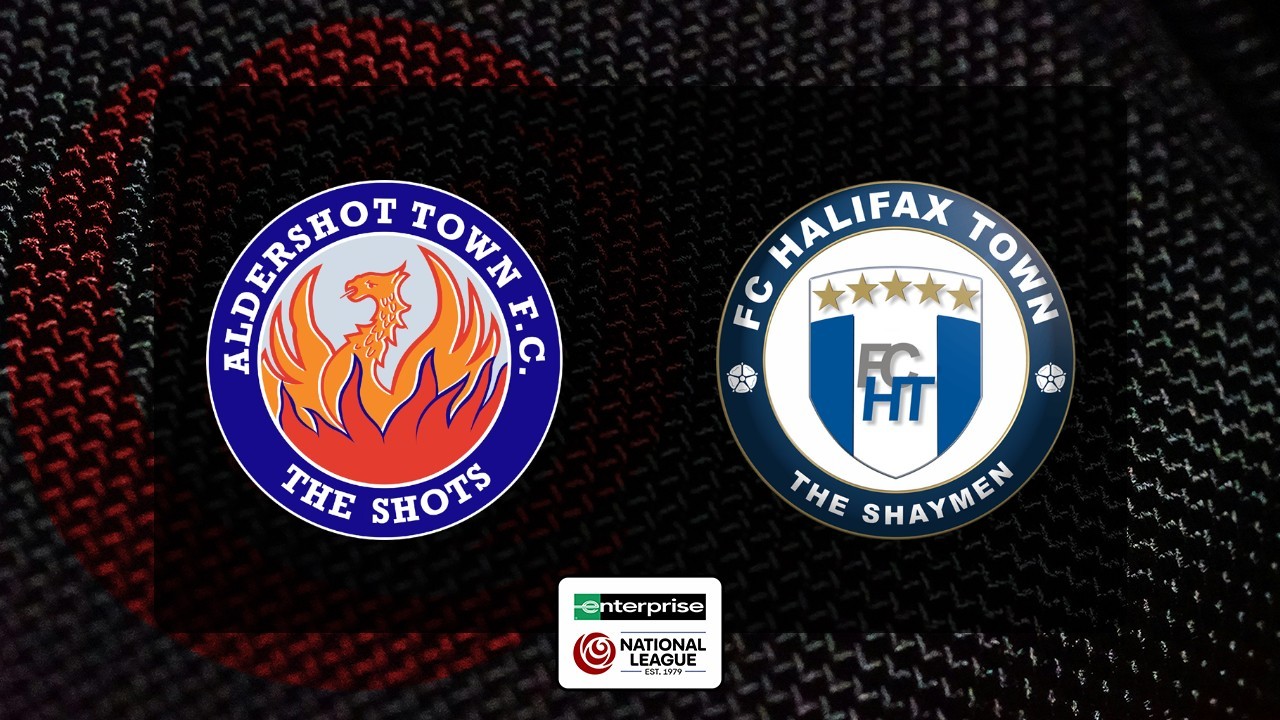 Aldershot Town vs Halifax Town poster