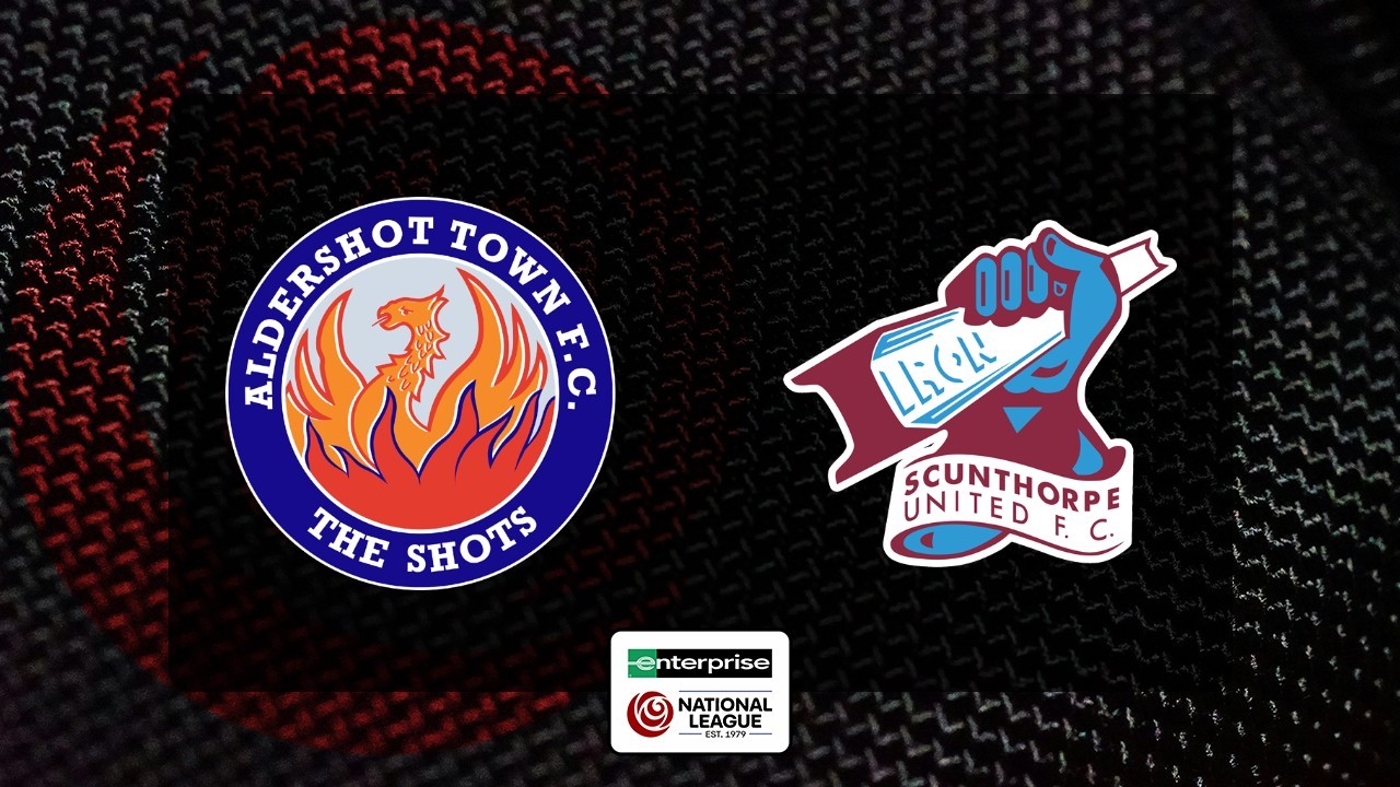 Aldershot Town vs Scunthorpe United poster