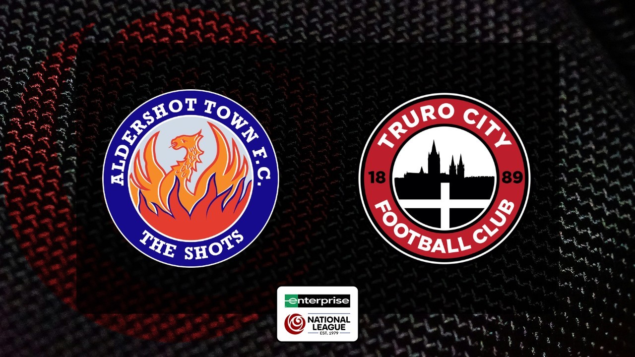Aldershot Town vs Truro City poster