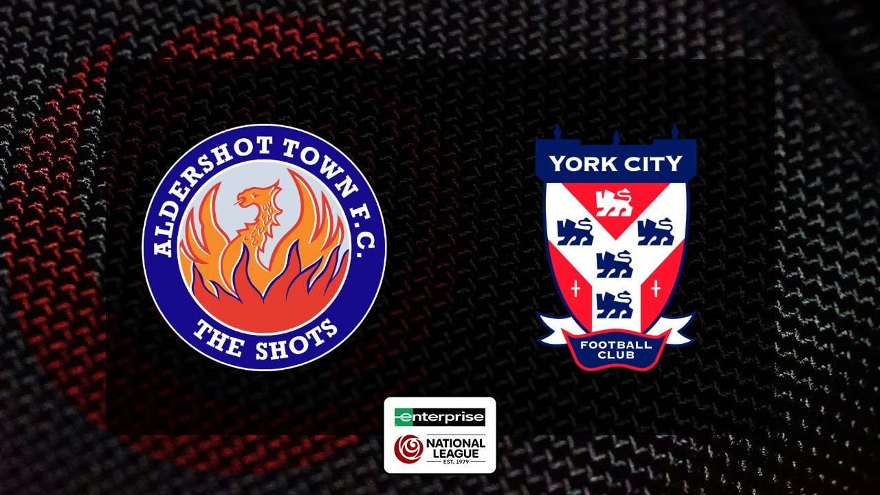 Aldershot Town vs York City poster