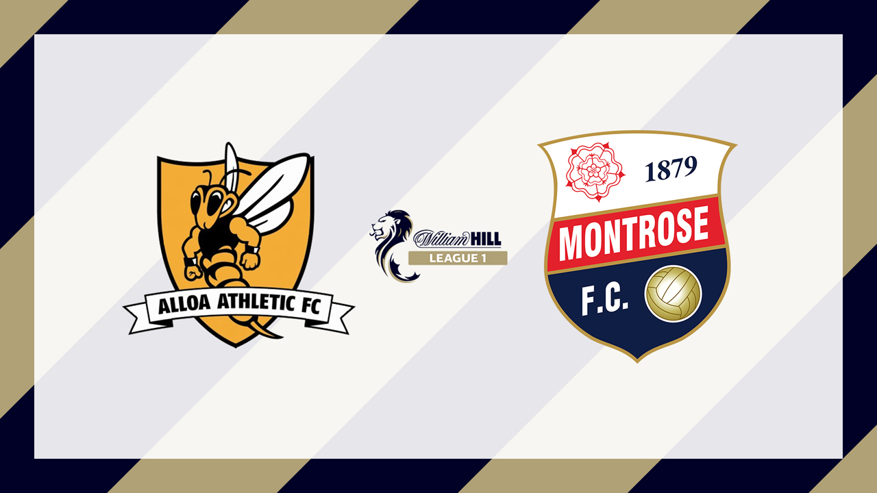 Alloa Athletic vs Montrose poster