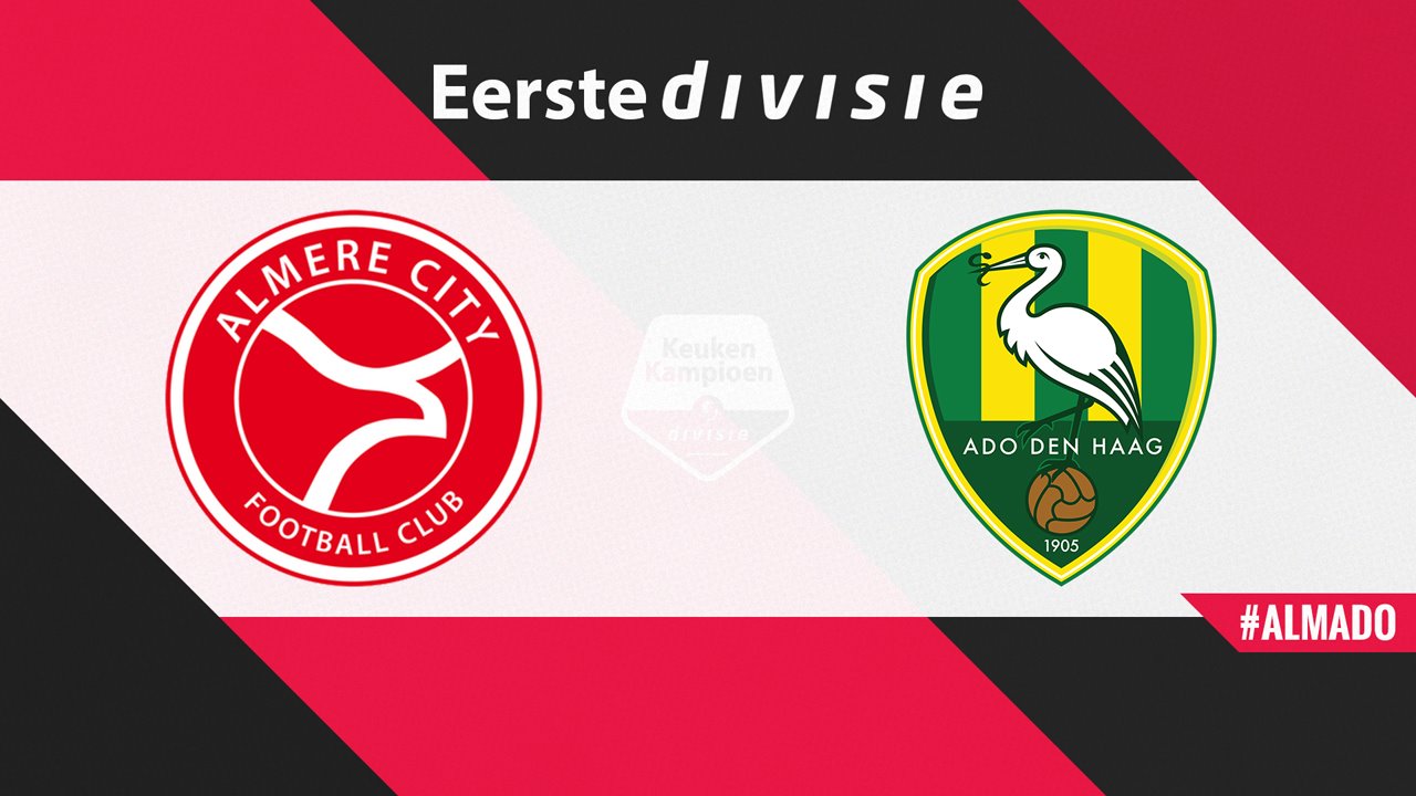 Almere City vs ADO Den Haag poster