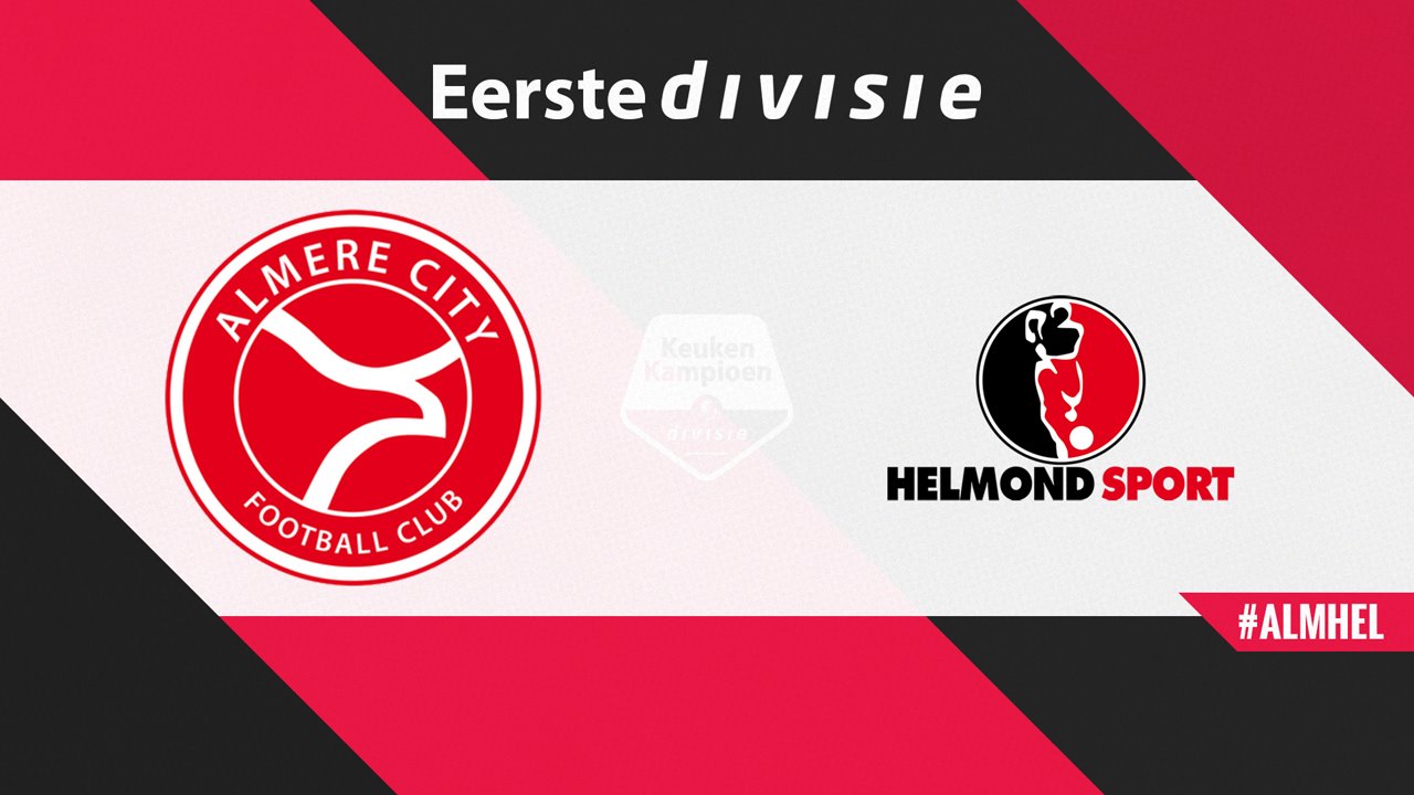Almere City vs Helmond Sport poster