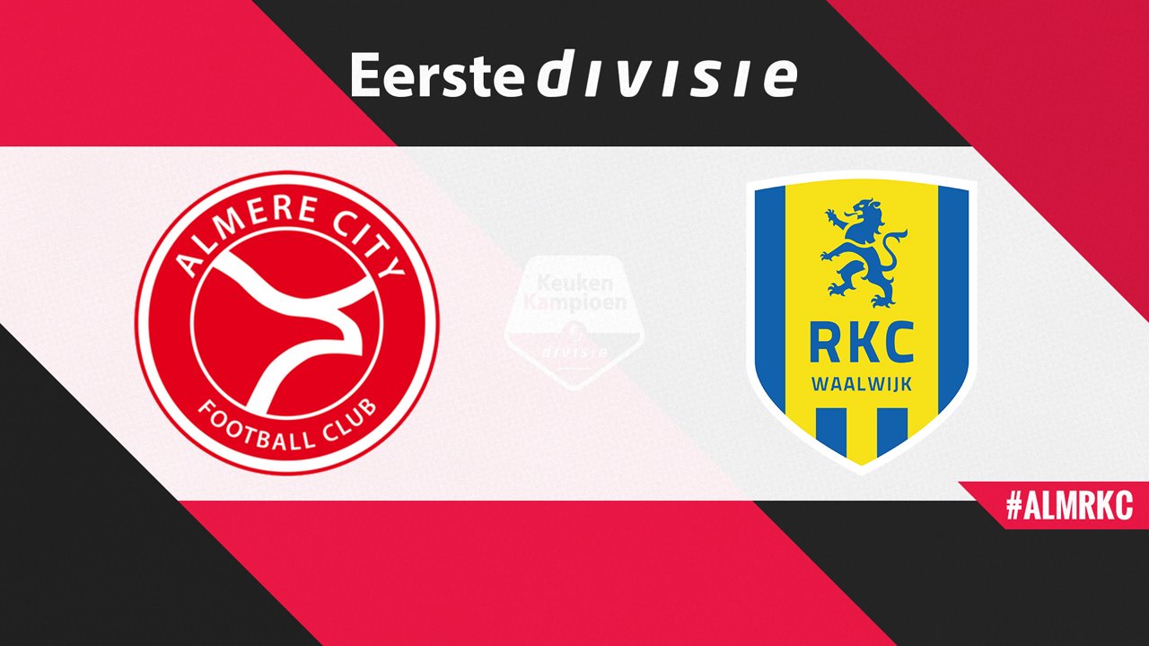 Almere City vs RKC Waalwijk poster