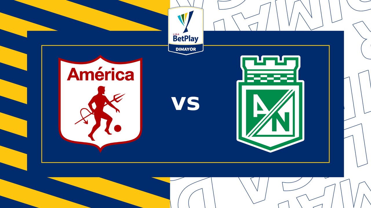 América de Cali vs Atlético Nacional poster