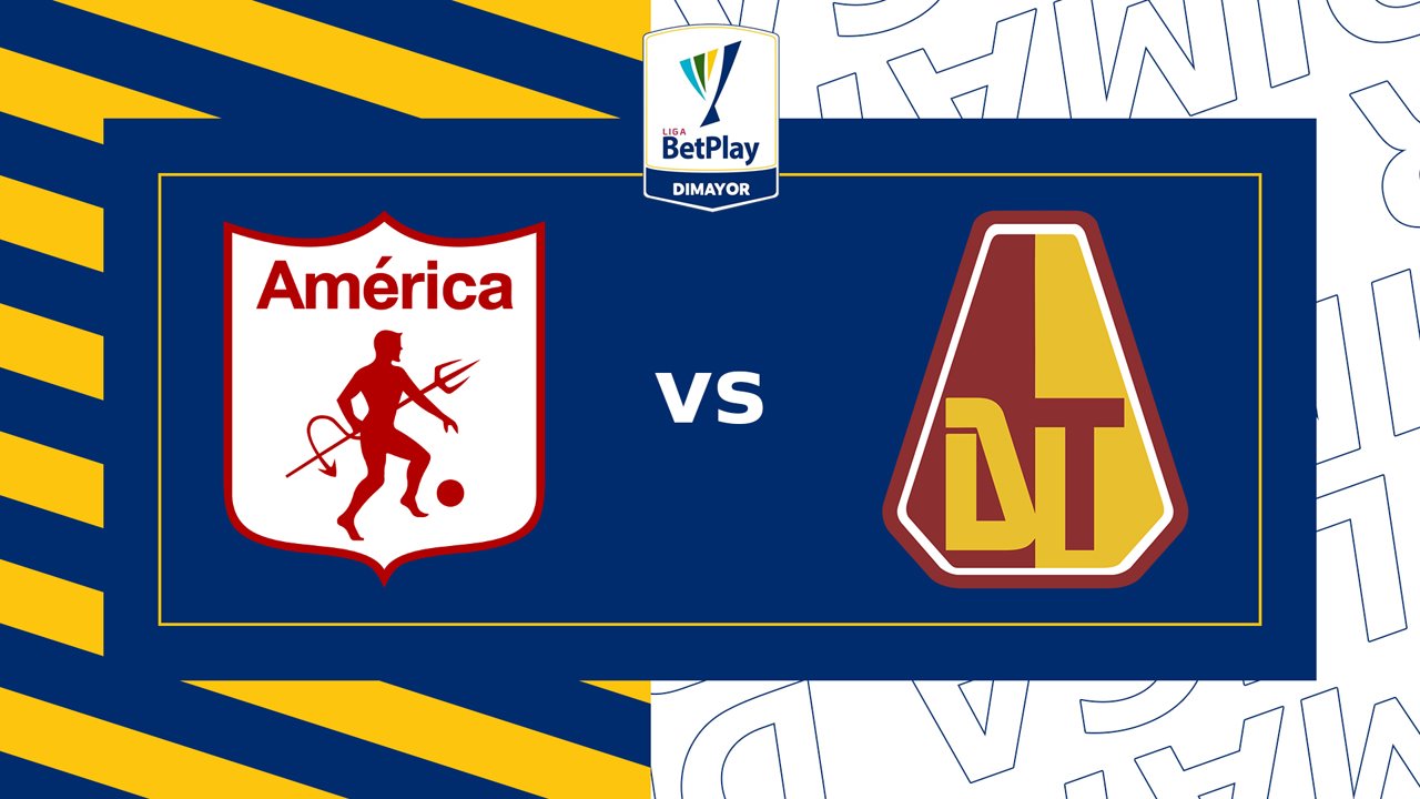 América de Cali vs Deportes Tolima poster