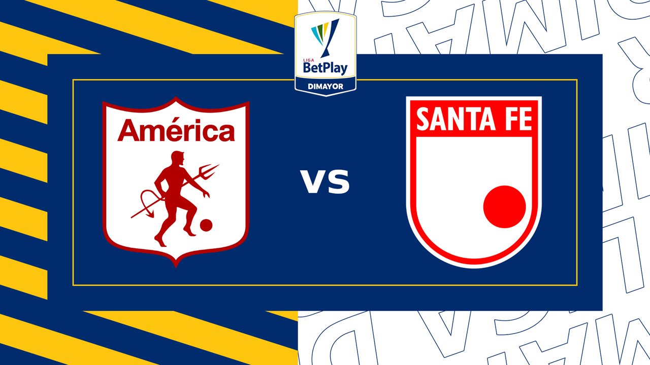 América de Cali vs Independiente Santa Fe poster