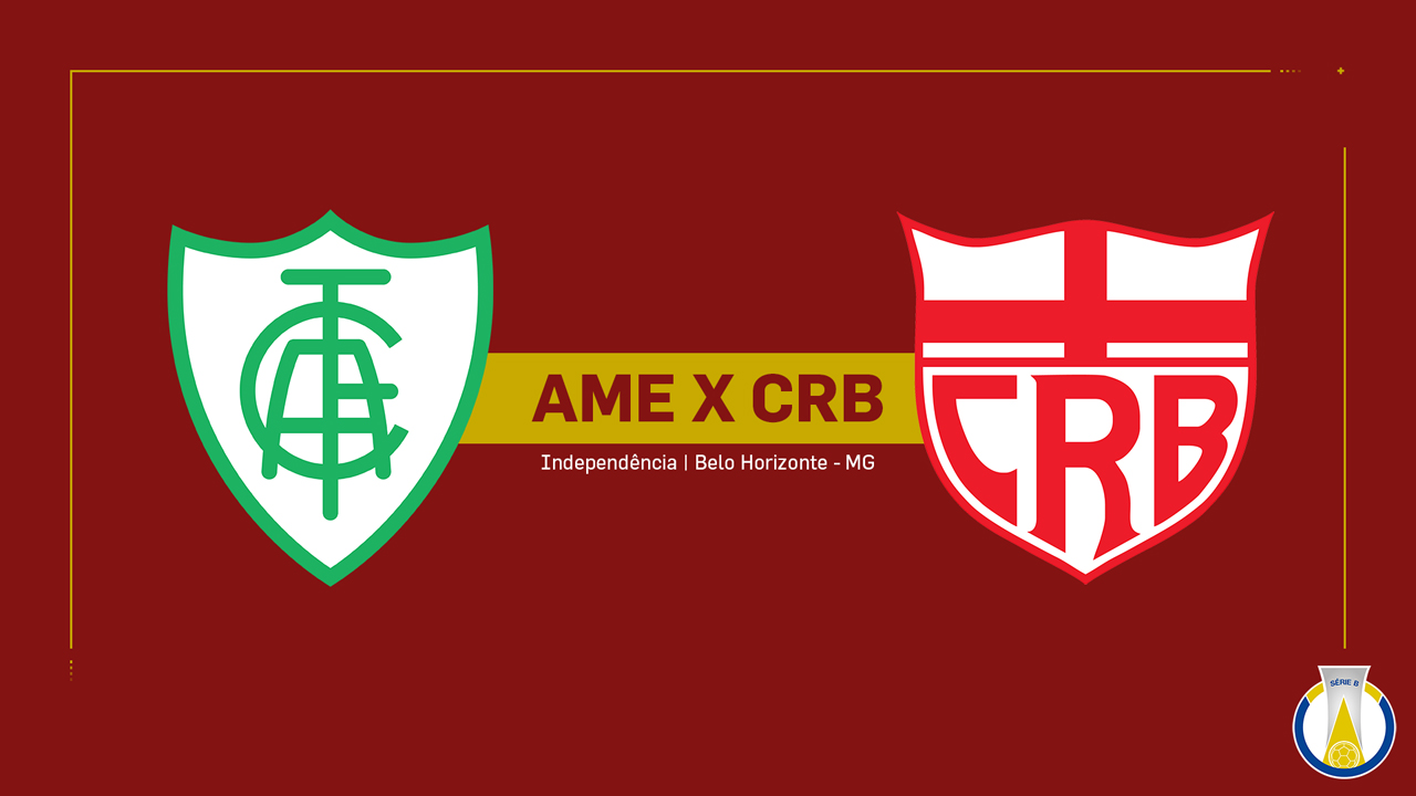 América Mineiro vs CRB poster
