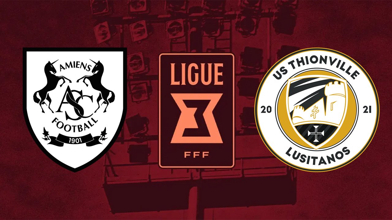 Amiens vs Thionville Lusitanos poster