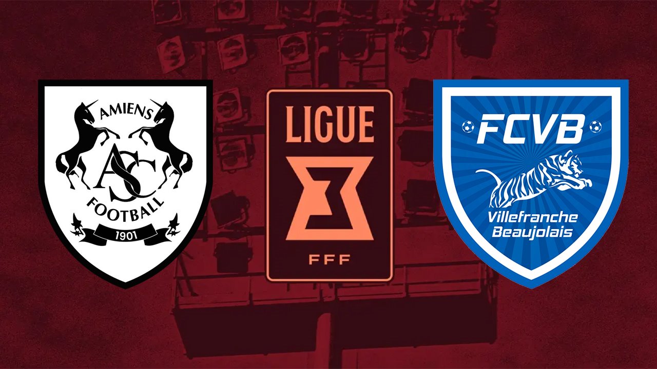 Amiens vs Villefranche Beaujolais poster