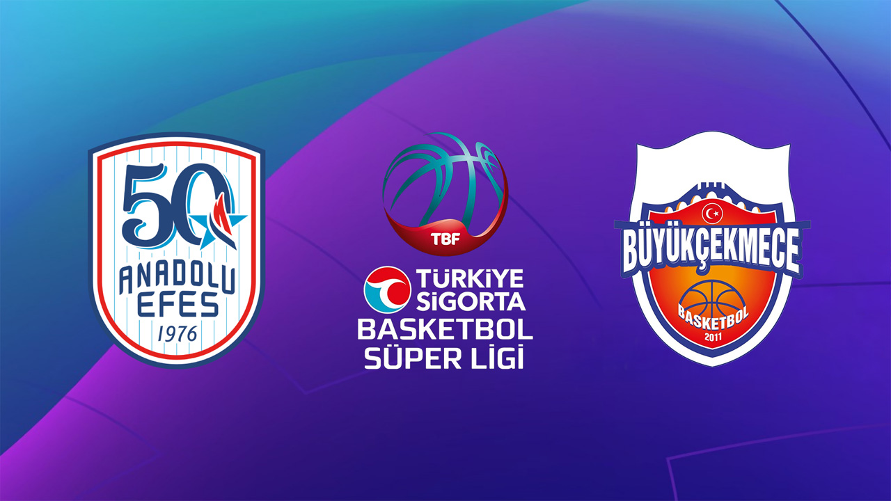 Anadolu Efes SK vs Büyükçekmece Basketbol poster