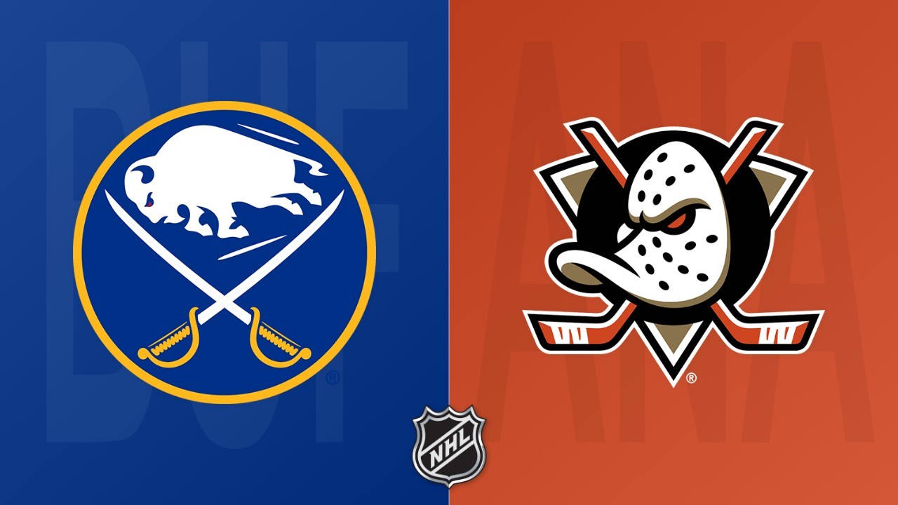 Anaheim Ducks vs Buffalo Sabres poster