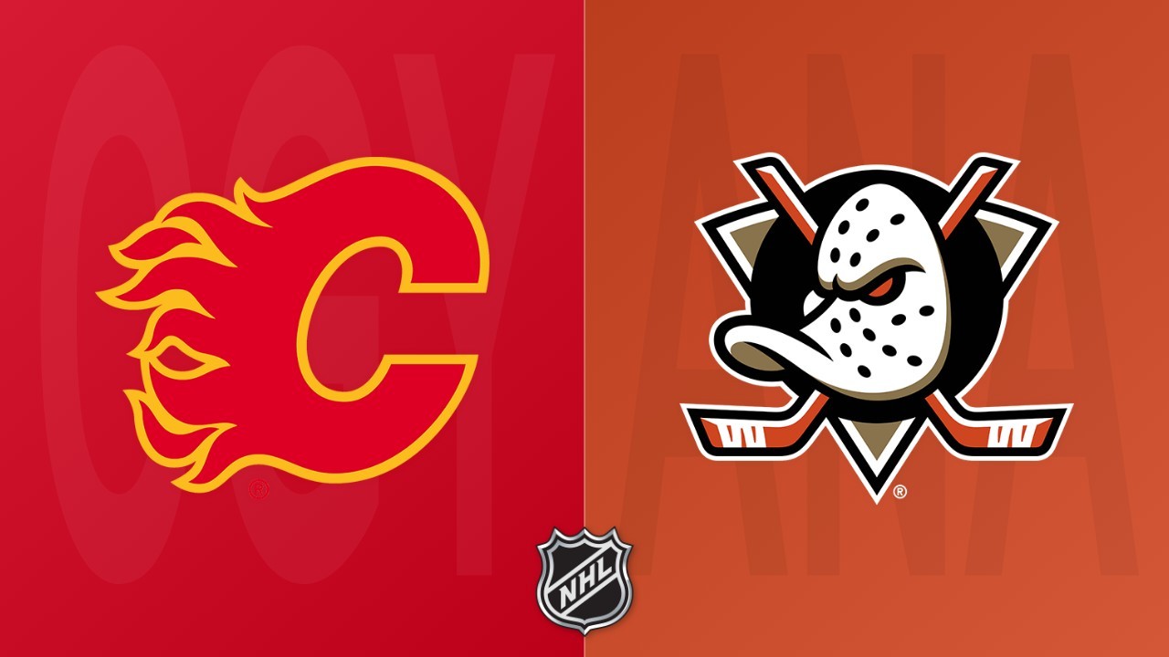 Anaheim Ducks vs Calgary Flames poster