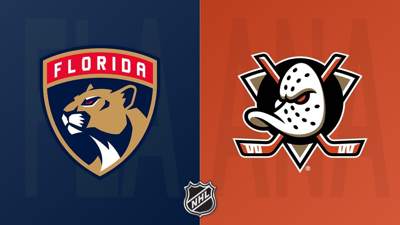 Anaheim Ducks vs Florida Panthers poster