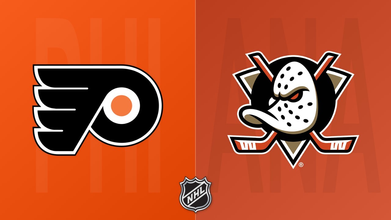 Anaheim Ducks vs Philadelphia Flyers poster