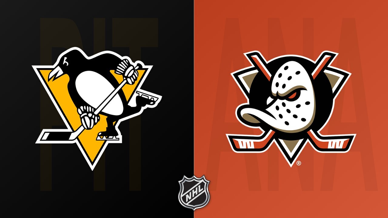 Anaheim Ducks vs Pittsburgh Penguins poster