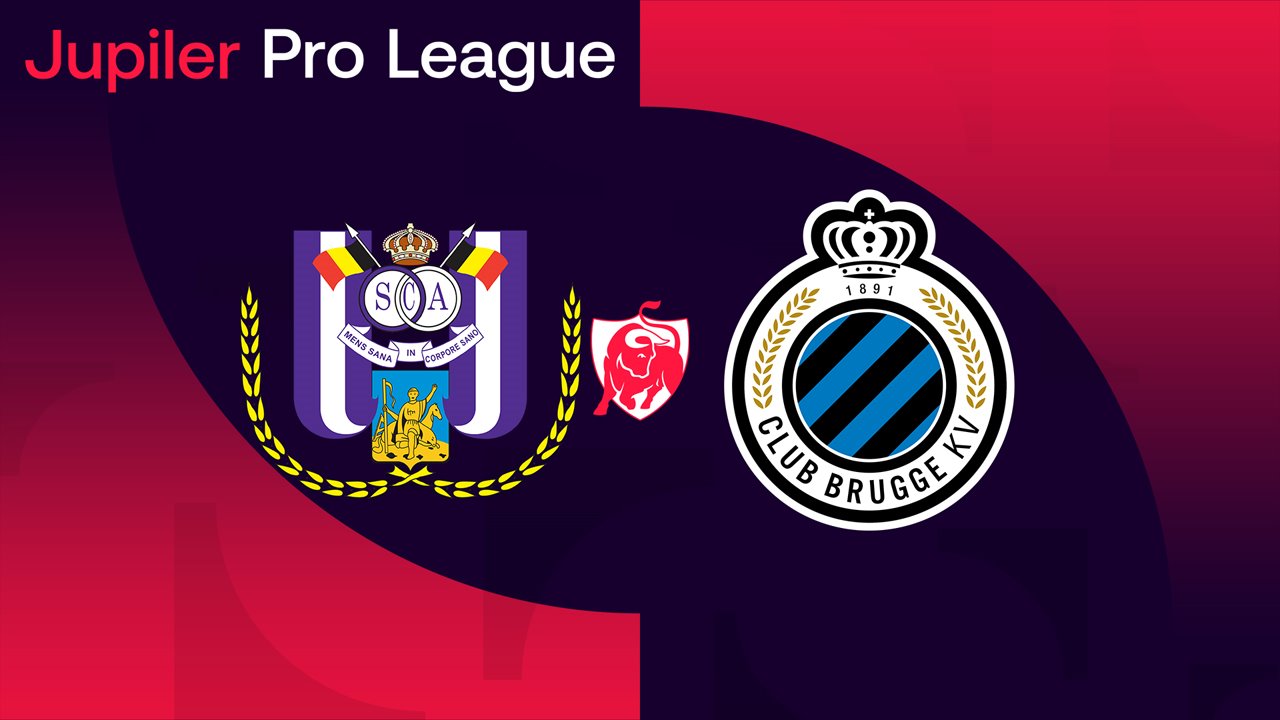 Anderlecht vs Club Brugge poster