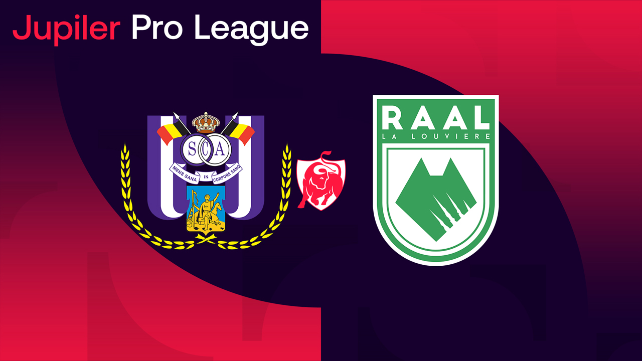 Anderlecht vs RAAL La Louvière poster
