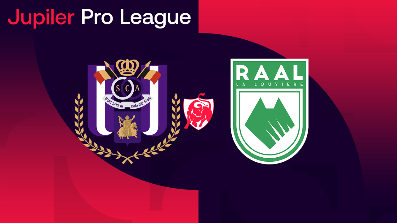 Anderlecht vs RAAL La Louvière poster