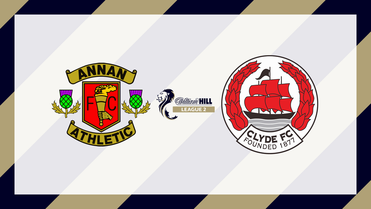 Annan Athletic vs Clyde poster