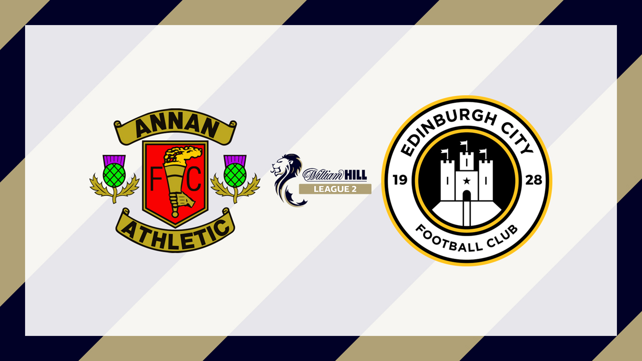 Annan Athletic vs Edinburgh City poster