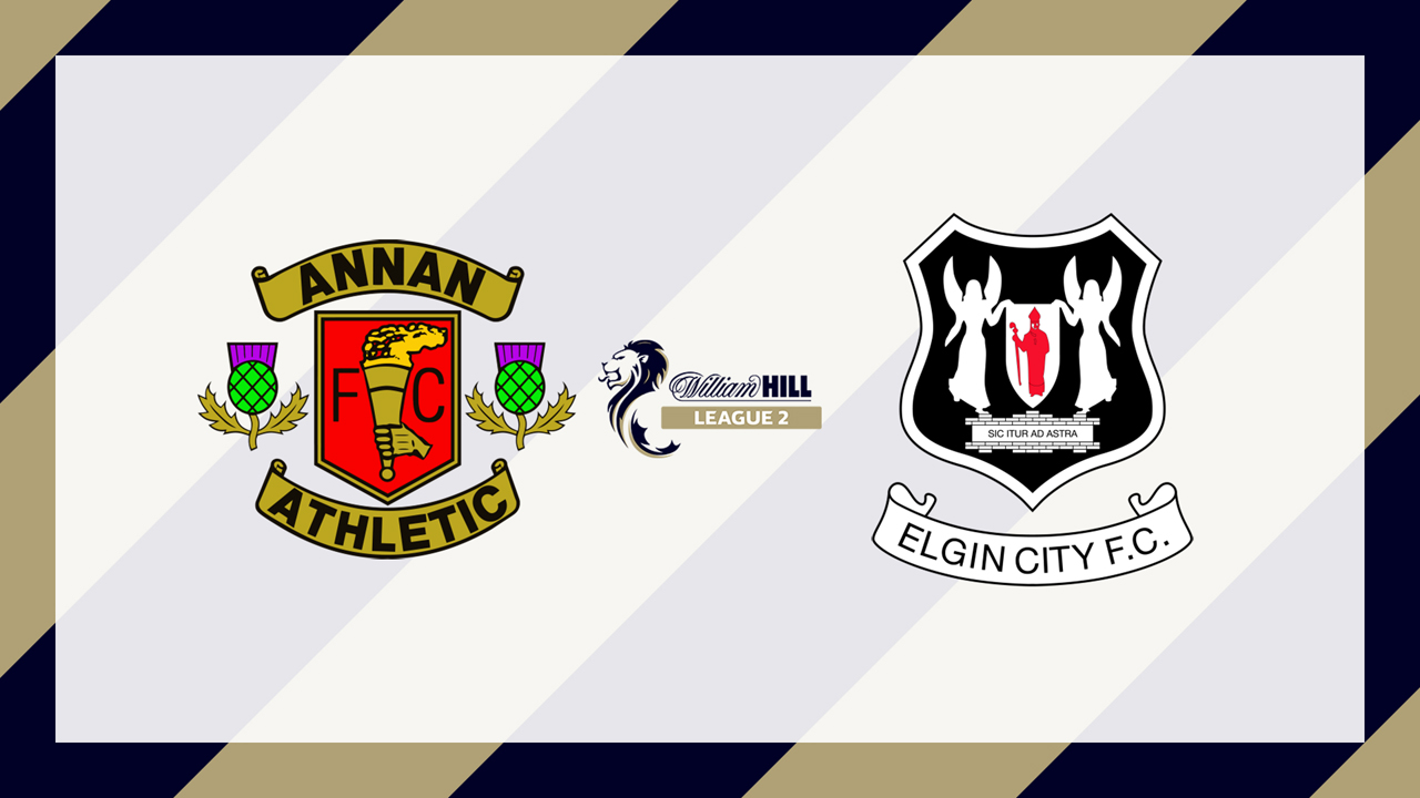 Annan Athletic vs Elgin City poster