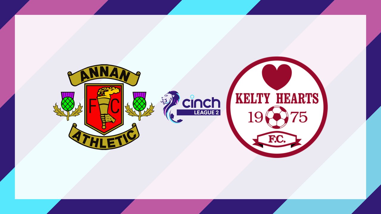 Annan Athletic vs Kelty Hearts poster